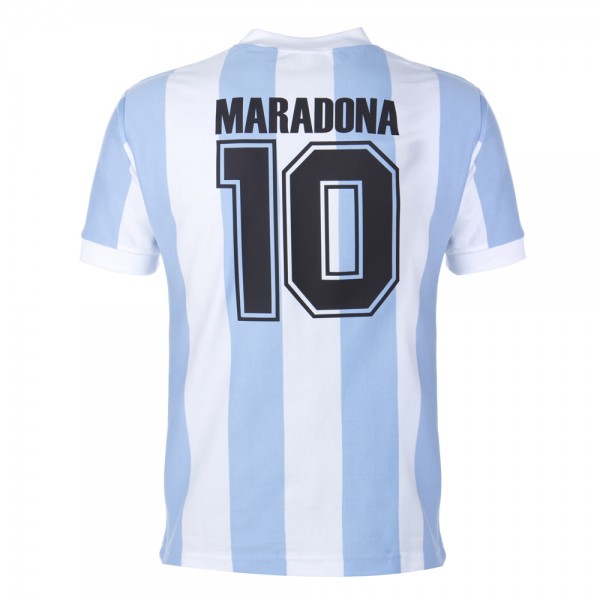 美品 ルコック サッカー アルゼンチン代表 ユニフォーム 1986年 マラドーナオーセンティック