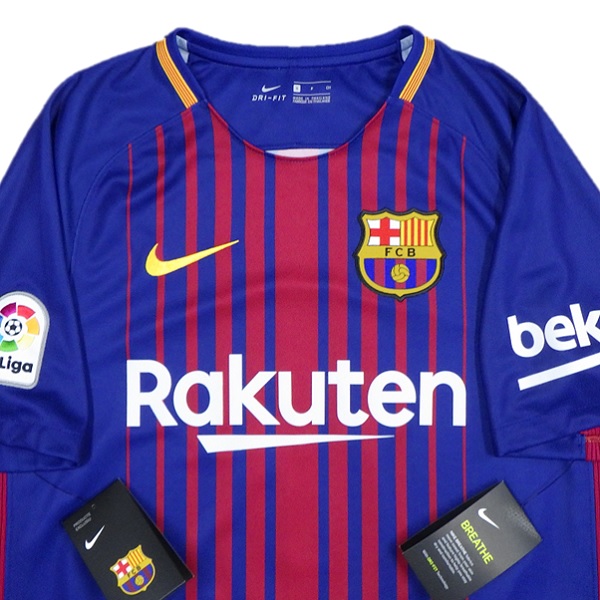 新品入荷 18-19バルセロナFCB barcelona 半袖 イニエスタ 8番 ウェア